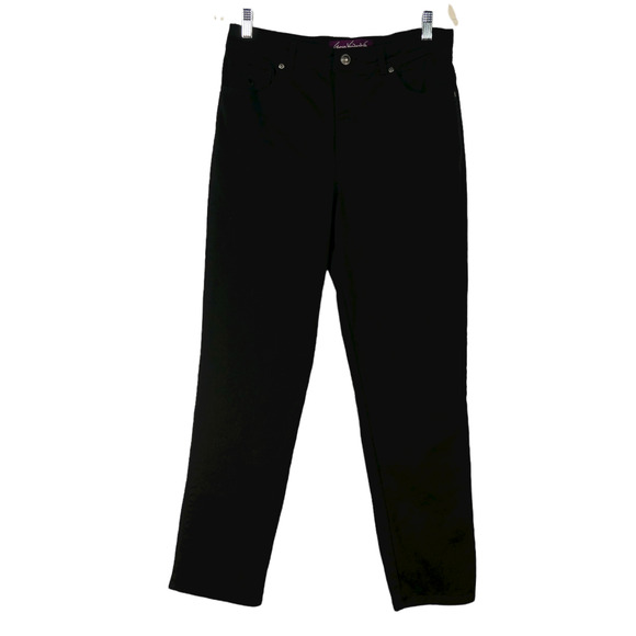 Gloria Vanderbilt Denim - Gloria Vanderbilt Jeans Womens Size 10 32 x 30 High Rise Stretch Tapered Black